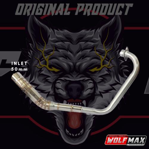 Leher Knalpot KLX Kolong Wolfmax