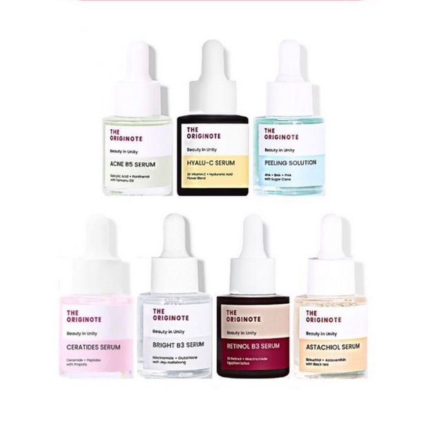 Jual The ORIGINOTE Serum ALL VARIANT Retinol B3 / HyaluC / Barrier Oil