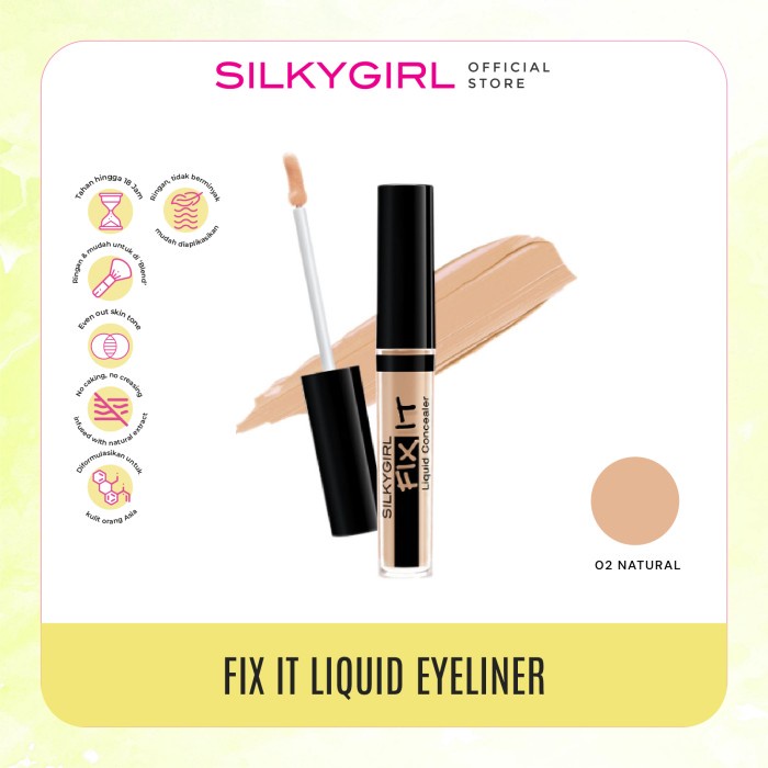 SILKYGIRL Fix It Liquid Concealer 02 Natural