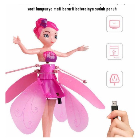 Mainan peri Terbang sensor princess anak