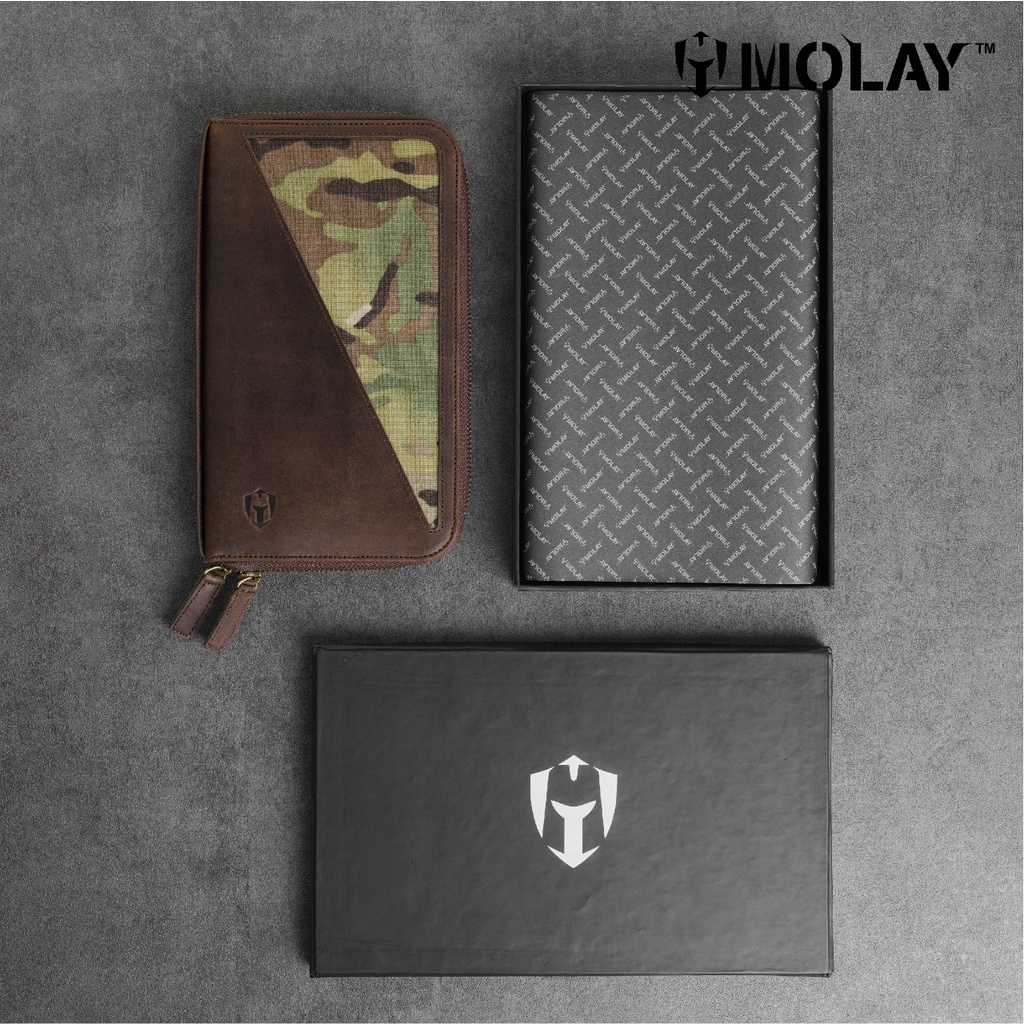 MOLAY CLASSIC CLUTCH COL. BROWN