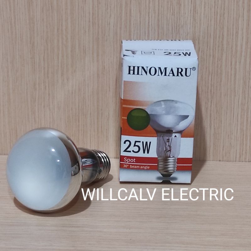 Hinomaru Lampu spot NR63 25W, 40W, 60W cahaya kuning / Lampu penghangat ayam lampu ayam NR63 25W, 40W, 60W HINOMARU