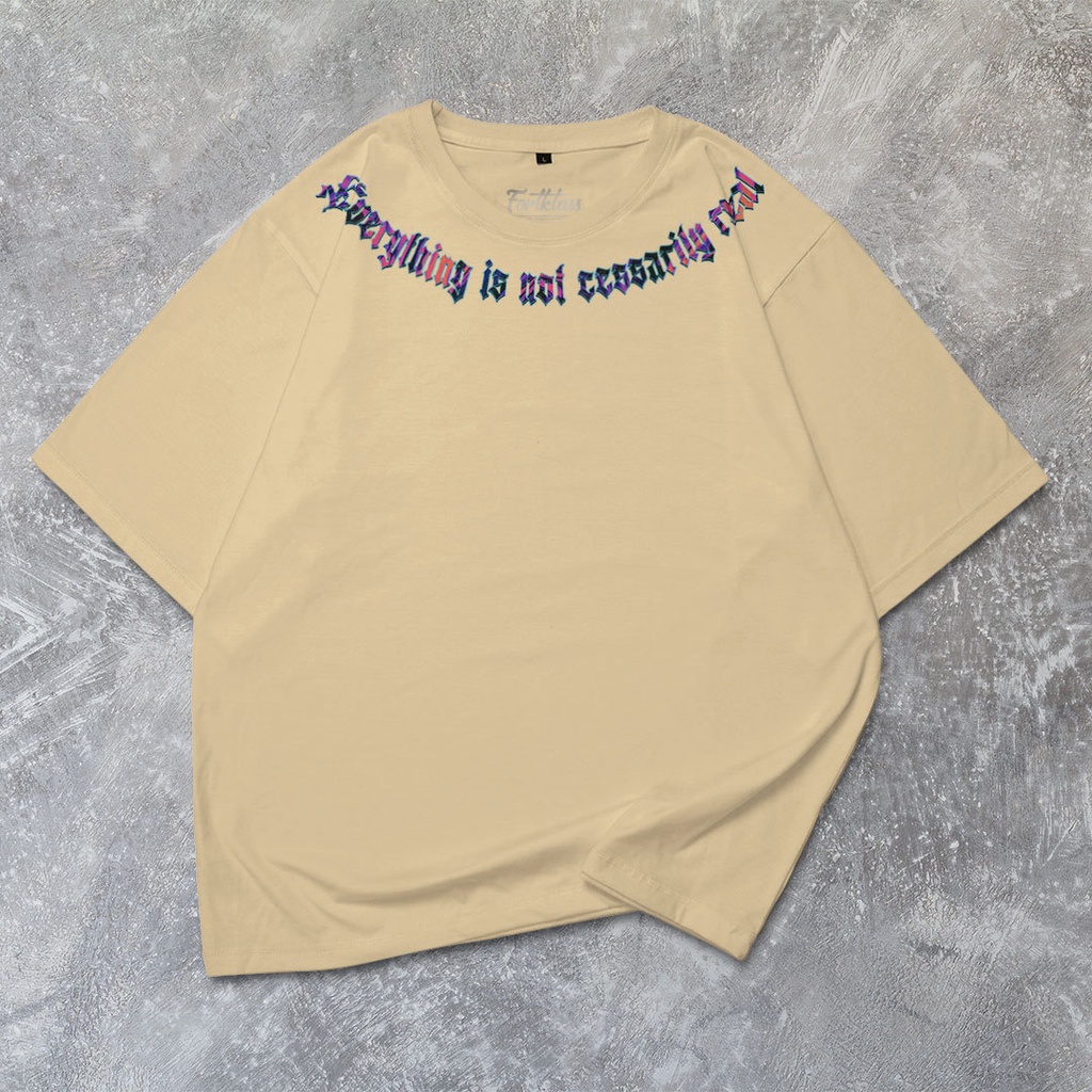 HIPNOP Kaos Oversize DESTROYED T-Shirt Cowo Premium Kaos BigSize Pria