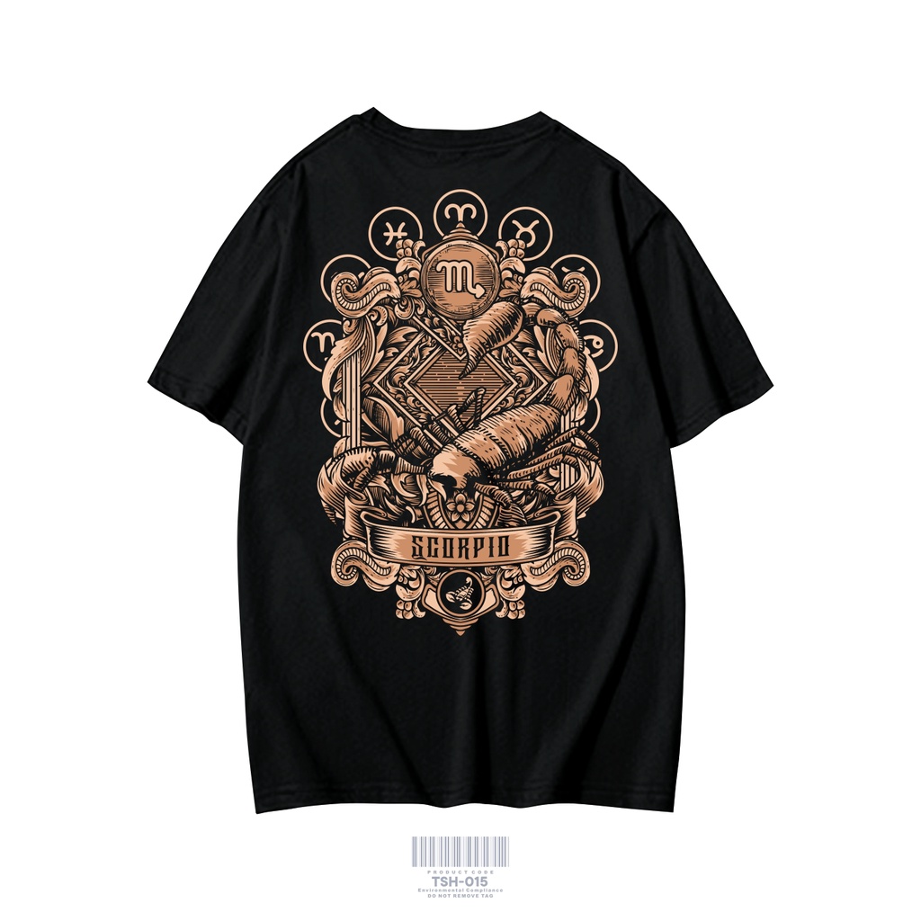 KAOS ZODIAK SCORPIO NEW EDITION KAOS PAKAIAN TERBARU
