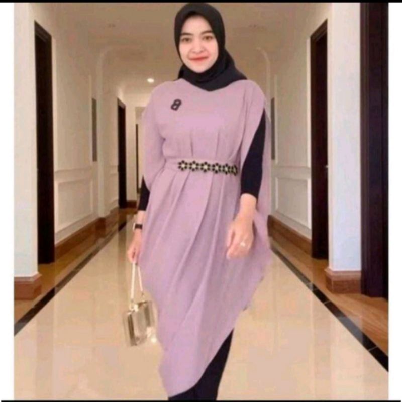 Outer kaftan isyana terbaru Outer kaftan terpanjang Outer rompi rompi kondangan Outer kaftan bordir