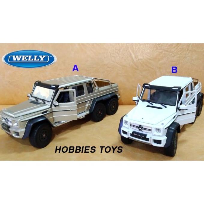 Diecast Welly 1:24 Mercedes Benz G63 AMG 6x6 ---MURAH---
