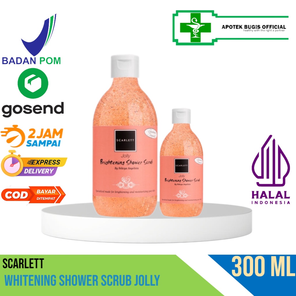 Scarlett Whitening Shower Scrub Jolly 300 ml