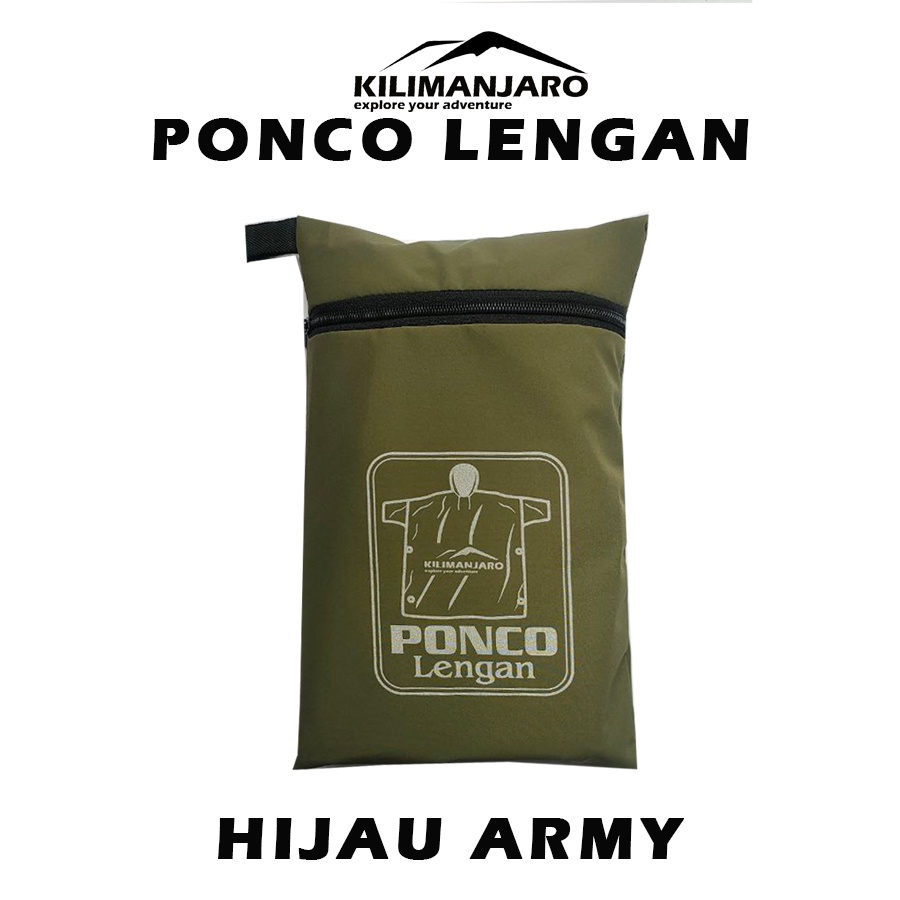 Ponco Lengan Kilimanjaro - Jas Hujan Poncho Kilimanjaro Multifungsi Bivak Flysheet 150x240