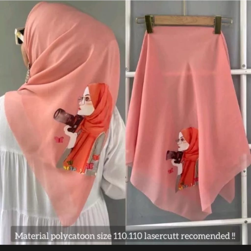 HIJAB SEGI EMPAT SABLON VIRAL