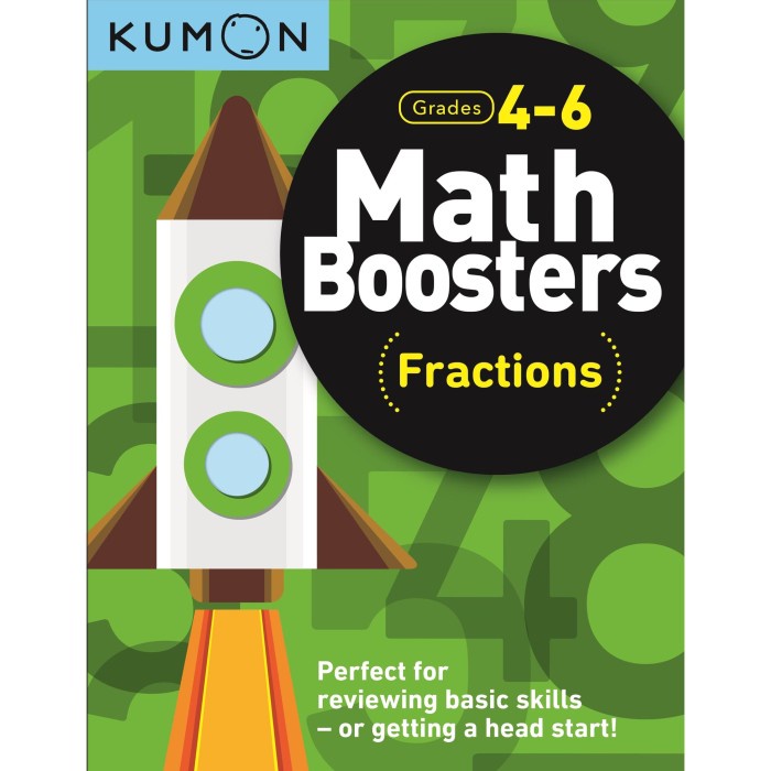 

Buku Anak - Kumon - Math Boosters: Fractions (Grades 4-6)