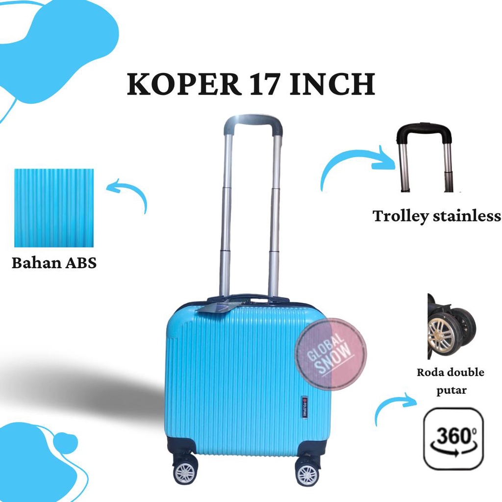 DISKON KOPER 17INCHI POLO FANS / GLOBAL SNOW / KOPER 17INCH TRAVEL / KOPER 17 INCHI / KOPER 17 INCH