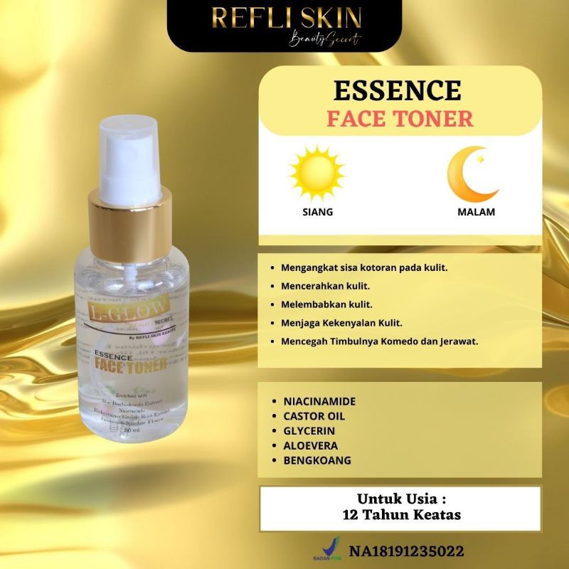 ESSENCE FACE TONER BY REFLISKIN LGLOW