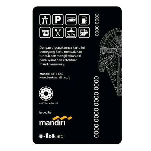 Mandiri eMoney eTOLL - edisi STAR WARS - EMPIRE ORI