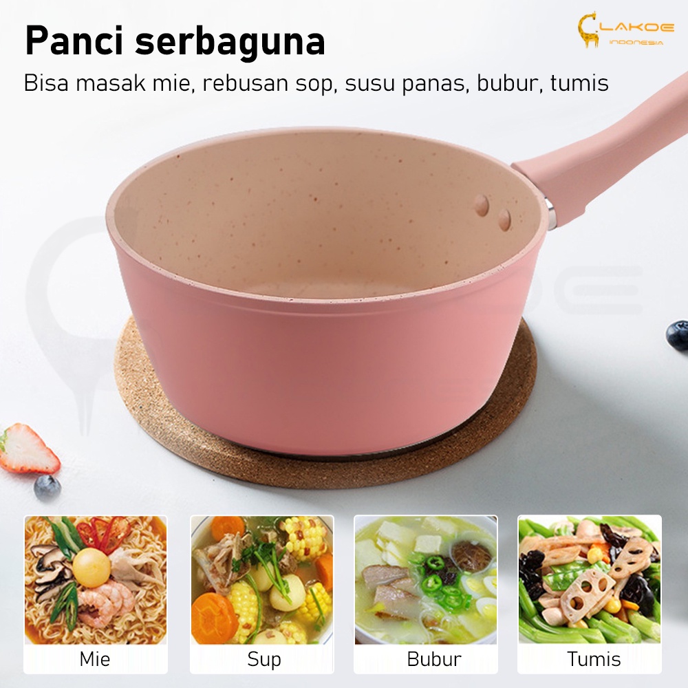 Multifungsi panci bayi susu sauce pan fry frypan mini anti lengket