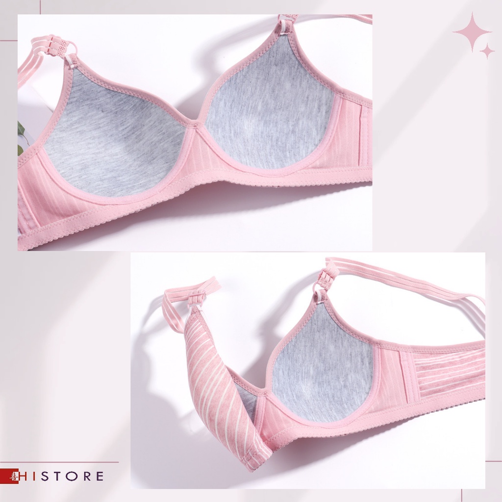 [HI] Bra BH FASHION Wanita CUP 3/4B Premium Busa Tipis Tanpa Kawat Sangat Nyaman S300