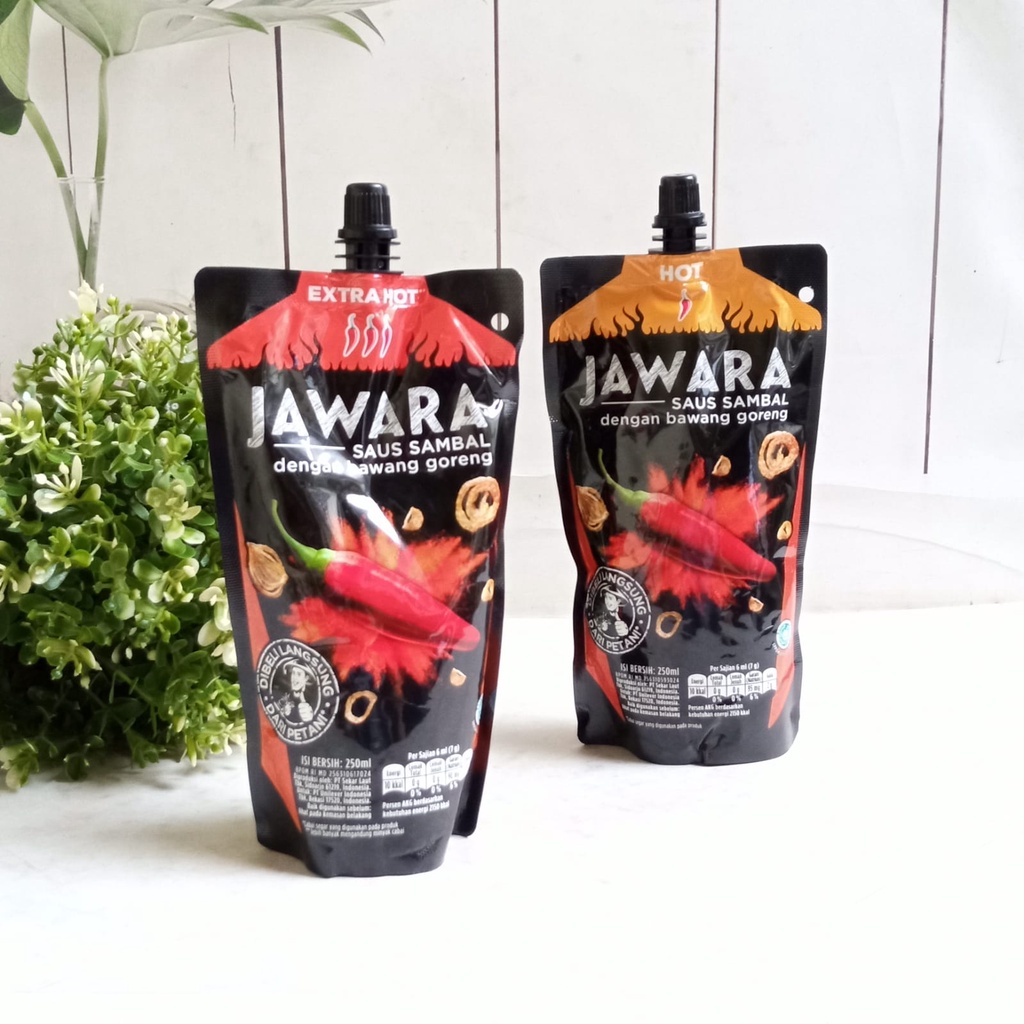 Hot Jawara Saus Sambal Pouch 250ml