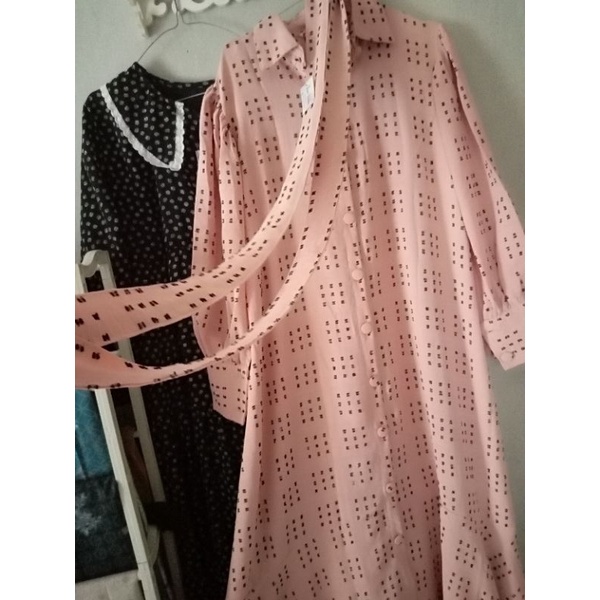gamis kringkel two tone