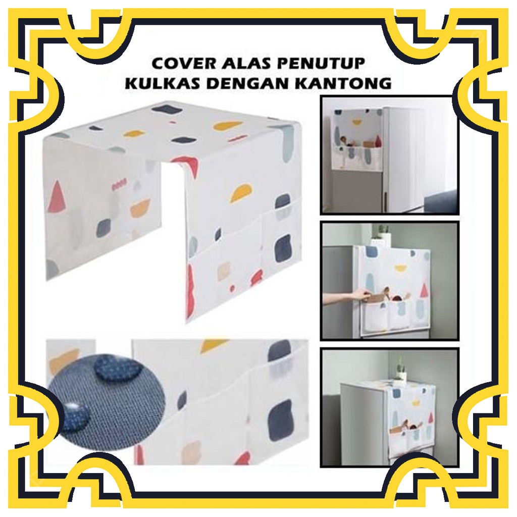 HS COVER KULKAS / COVER ALAS KULKAS / COVER PENUTUP LEMARI ES