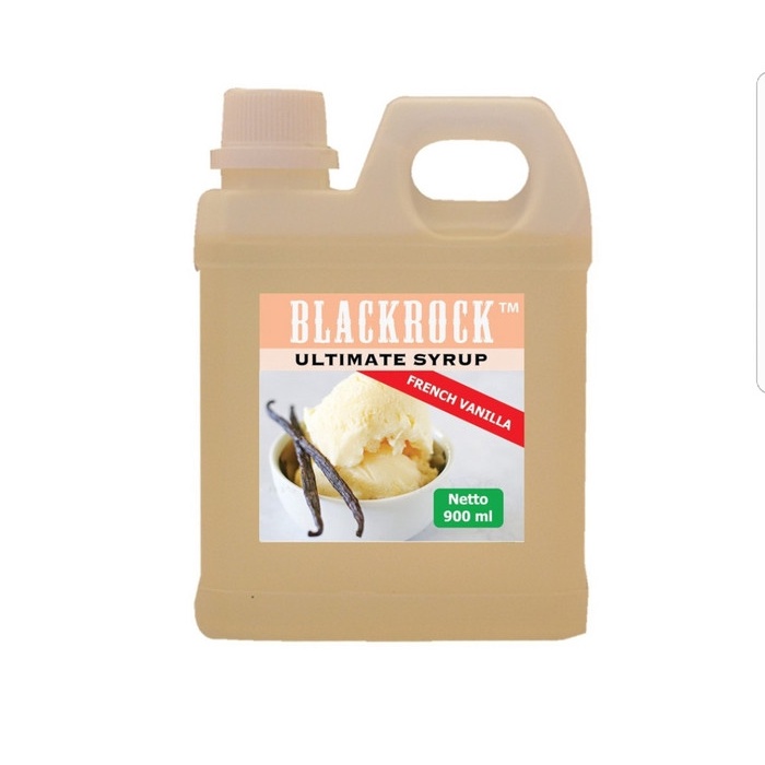 

FRENCH VANILLA SYRUP SIRUP VANILA BLACKROCK ULTIMATE SYRUP 900 ML