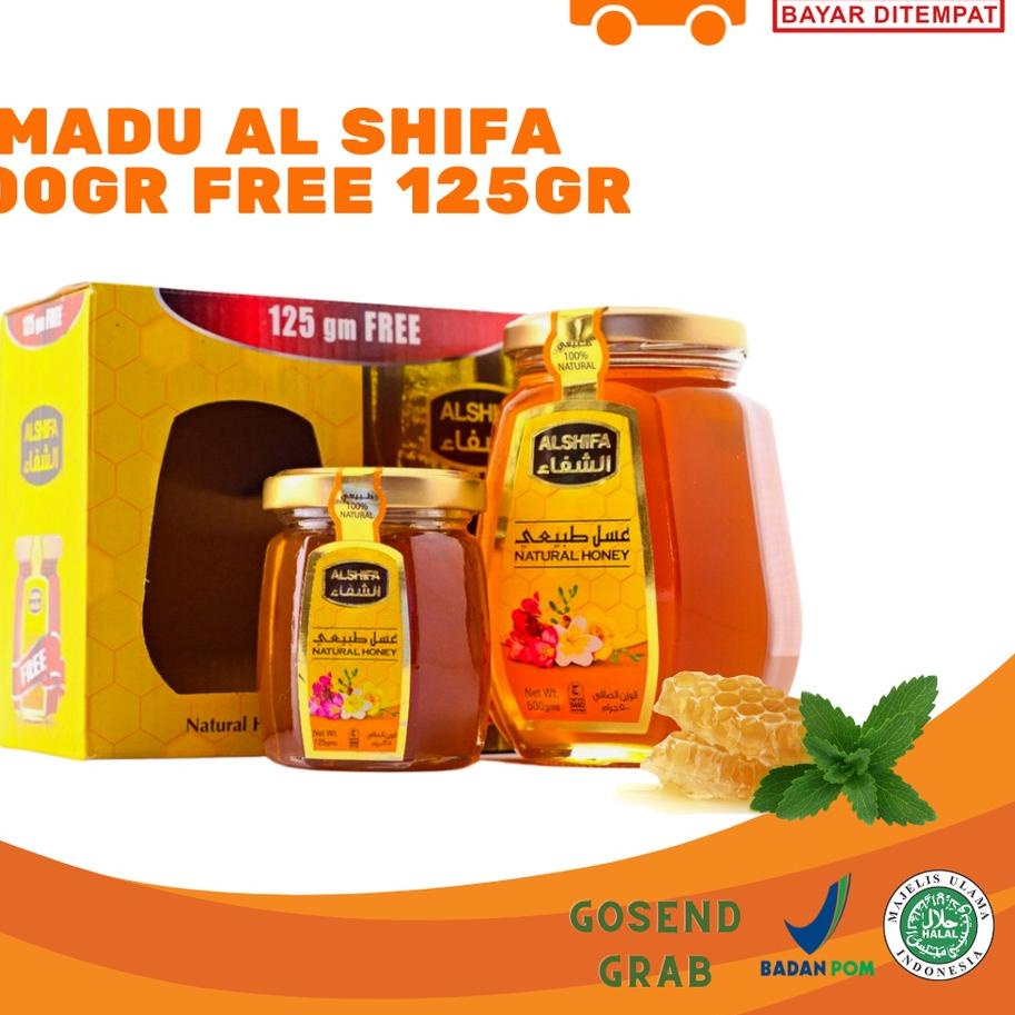 

TERLARIS BRANDS FESTIVAL Madu Al Shifa 500gr Free 125gr Natural Honey Asli Arab Saudi 