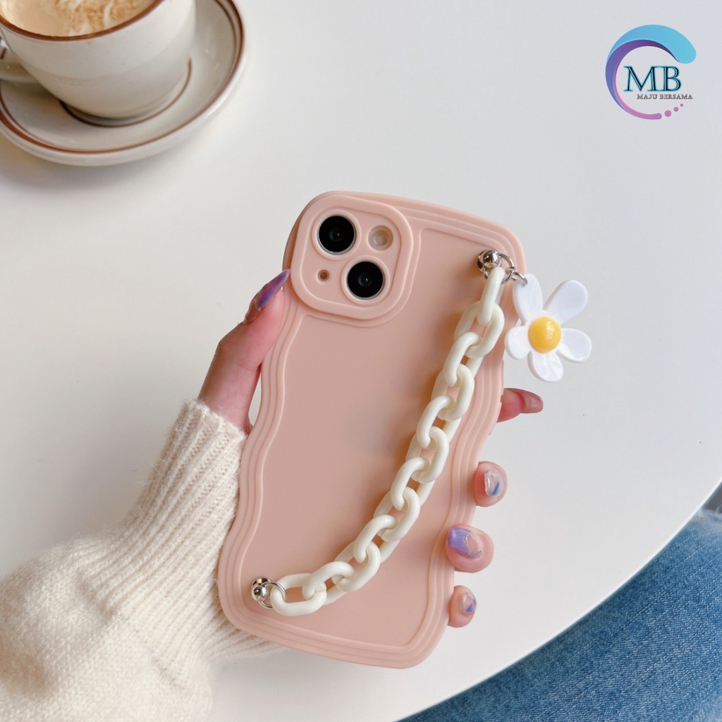 SOFTCASE WAVY WAVE GELOMBANG WARNA RANTAI FOR IPHONE 7 8 7+ 8+ X XS XR MAX MB4130