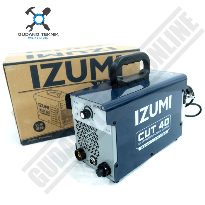 Mesin Las Potong Plat Besi Stainless DC Inverter Plasma Cutter CUT40 IZUMI / Cutting Plasma Welding Mesin Trafo Travo Las CUT 40 IZUMI