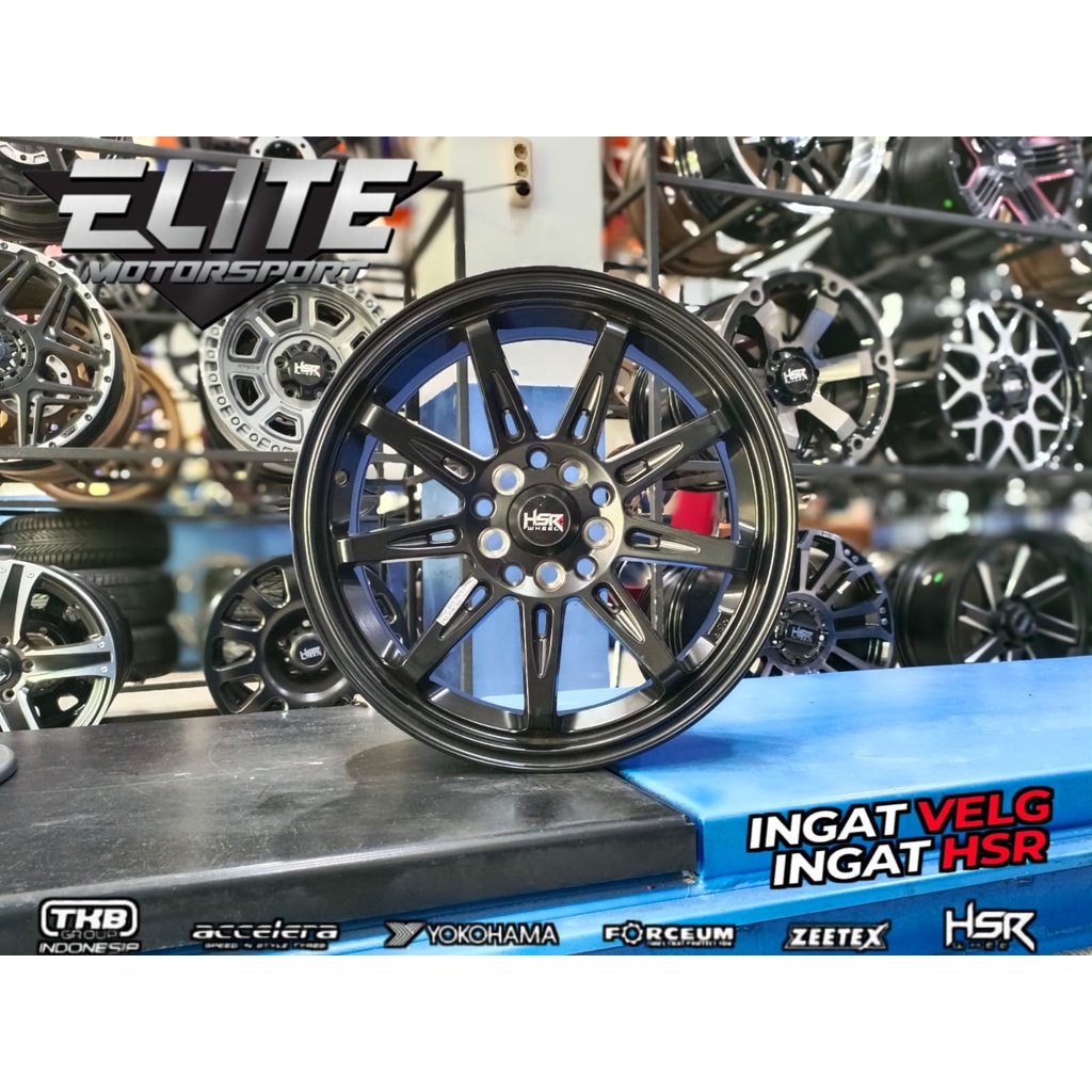 Velg HSR TIKALA Ring 16x7 Lubang 5 Velg Mobil Sienta Ertiga Avanza Veloz