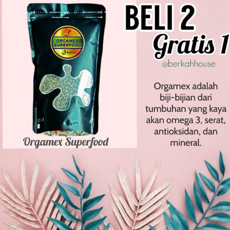 

Harga Promo ★★★ ORGAMEX SUPERFOOD Biji-bijian Organik kaya omega 3 dan tinggi kalsium ☑