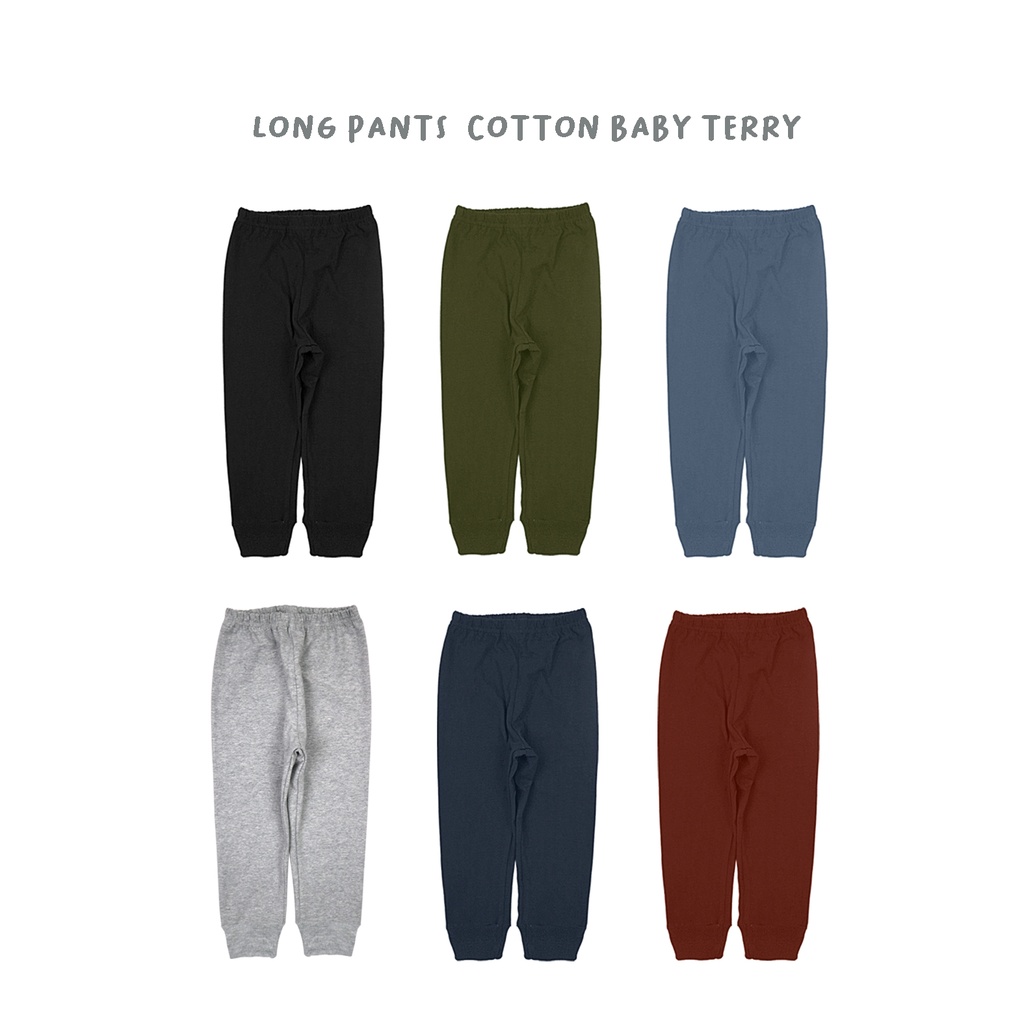 LONG PANTS COTTON BABY TERRY  1 - 10 T