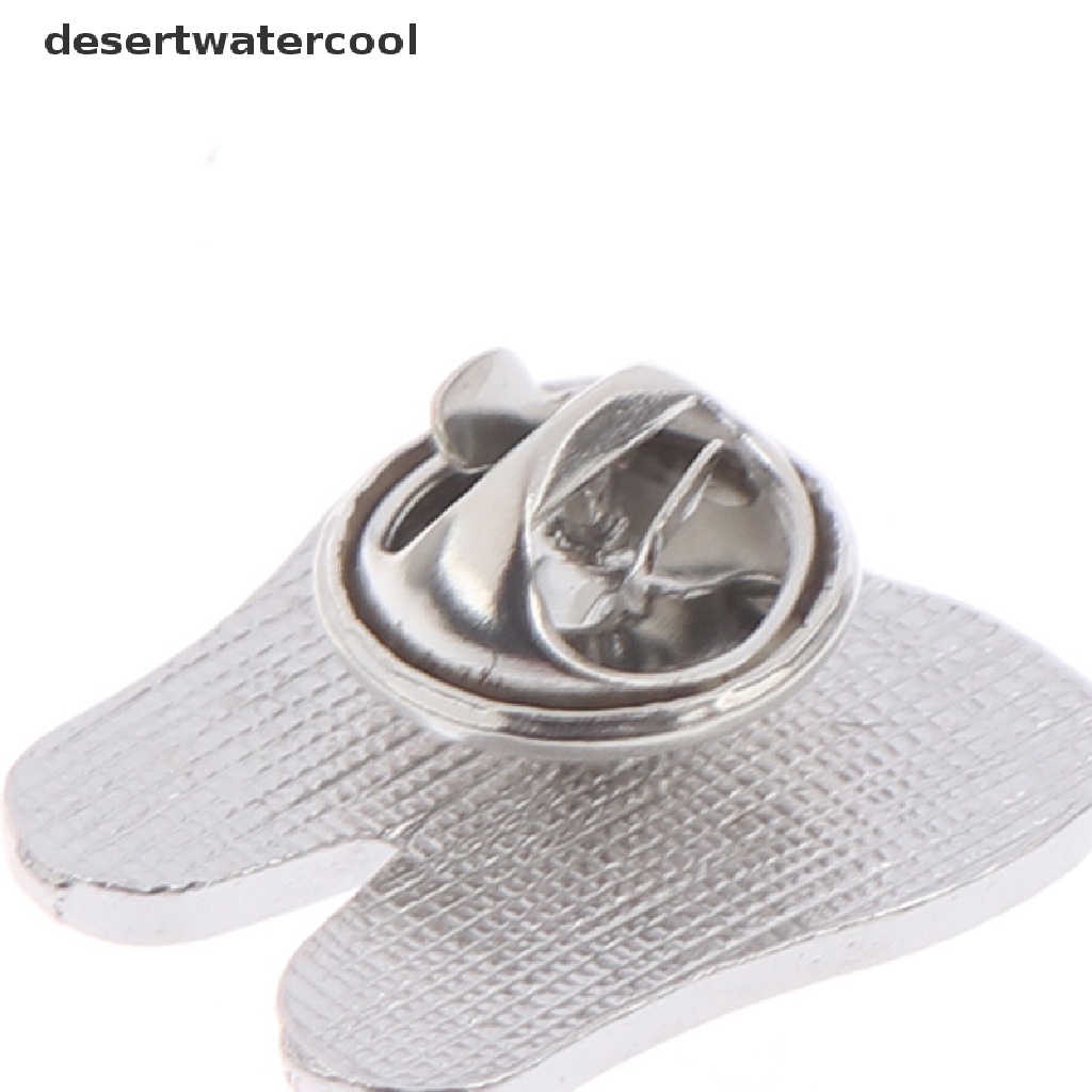 Deid Gigi Logam Enamel Bros Kartun Gigi Lencana Pin Trendi Kostum Perhiasan Hadiah Martijn