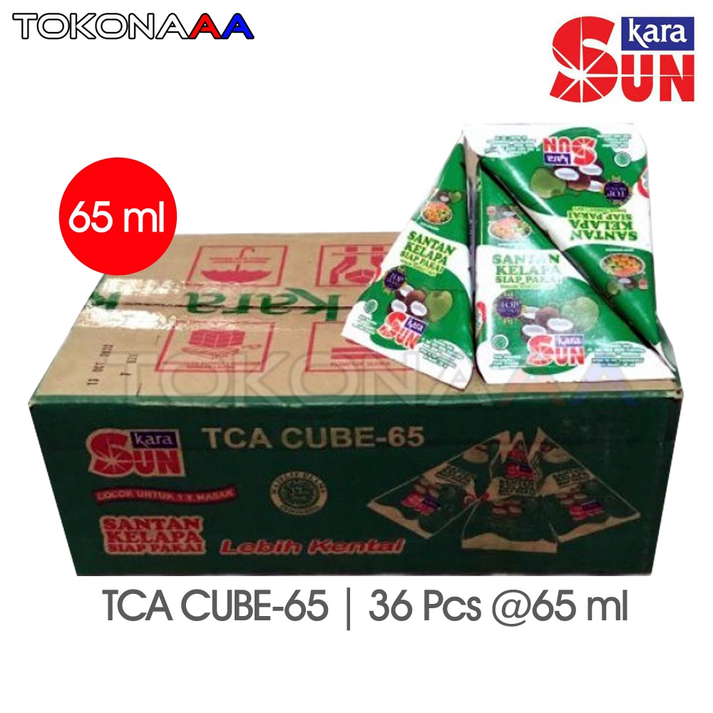 Jual Sun Kara Santan 65ml - Karton (TCA CUBE-65) | SunKara Krim Santan ...