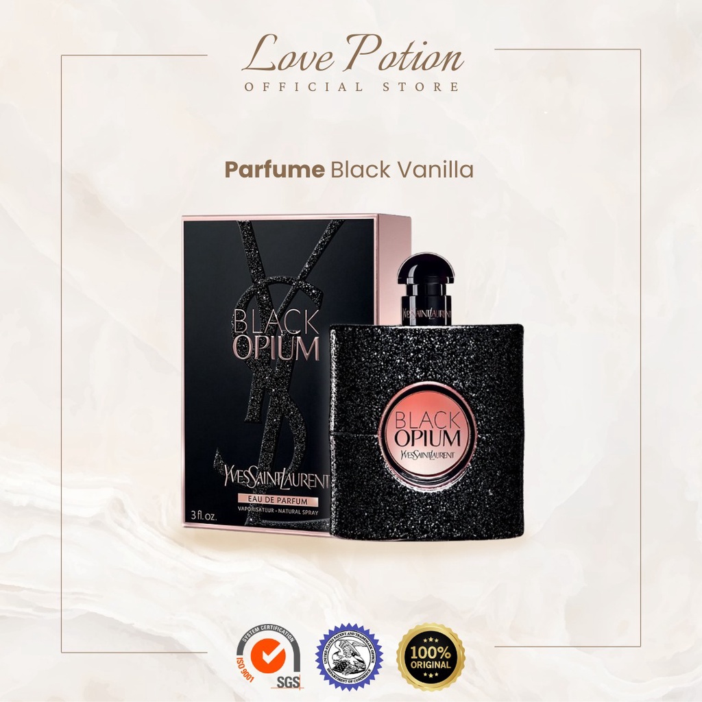 Parfume Black Opium YSL 100 ml Eau de Parfum import fullset box bisa COD