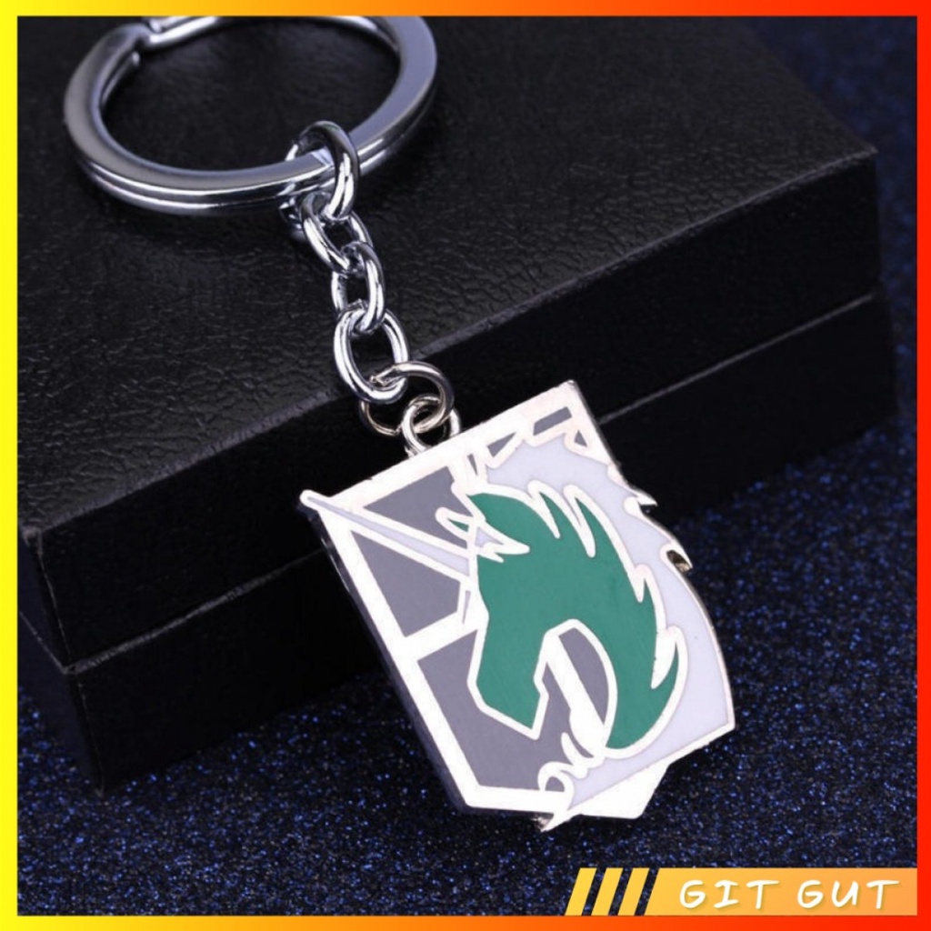 Keychain Gantungan Kunci AoT Attack on Titan Single Corps  Logo