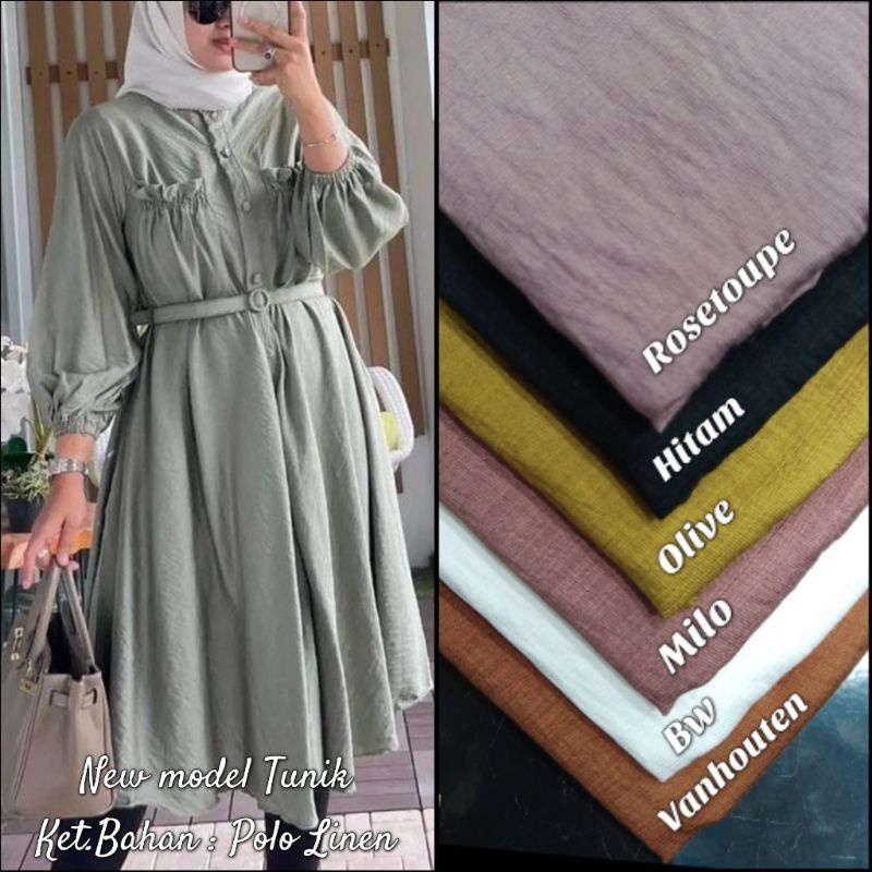 tunik polo linen vanya