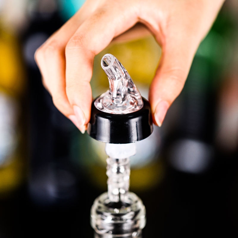 15/30/45ml Penuang Anggur Kuantitatif Plastik Mengukur Botol Minyak Spout Alkohol Botol Stopper Dispenser Cairan Cocktail Tools Bar Aksesoris Dapur