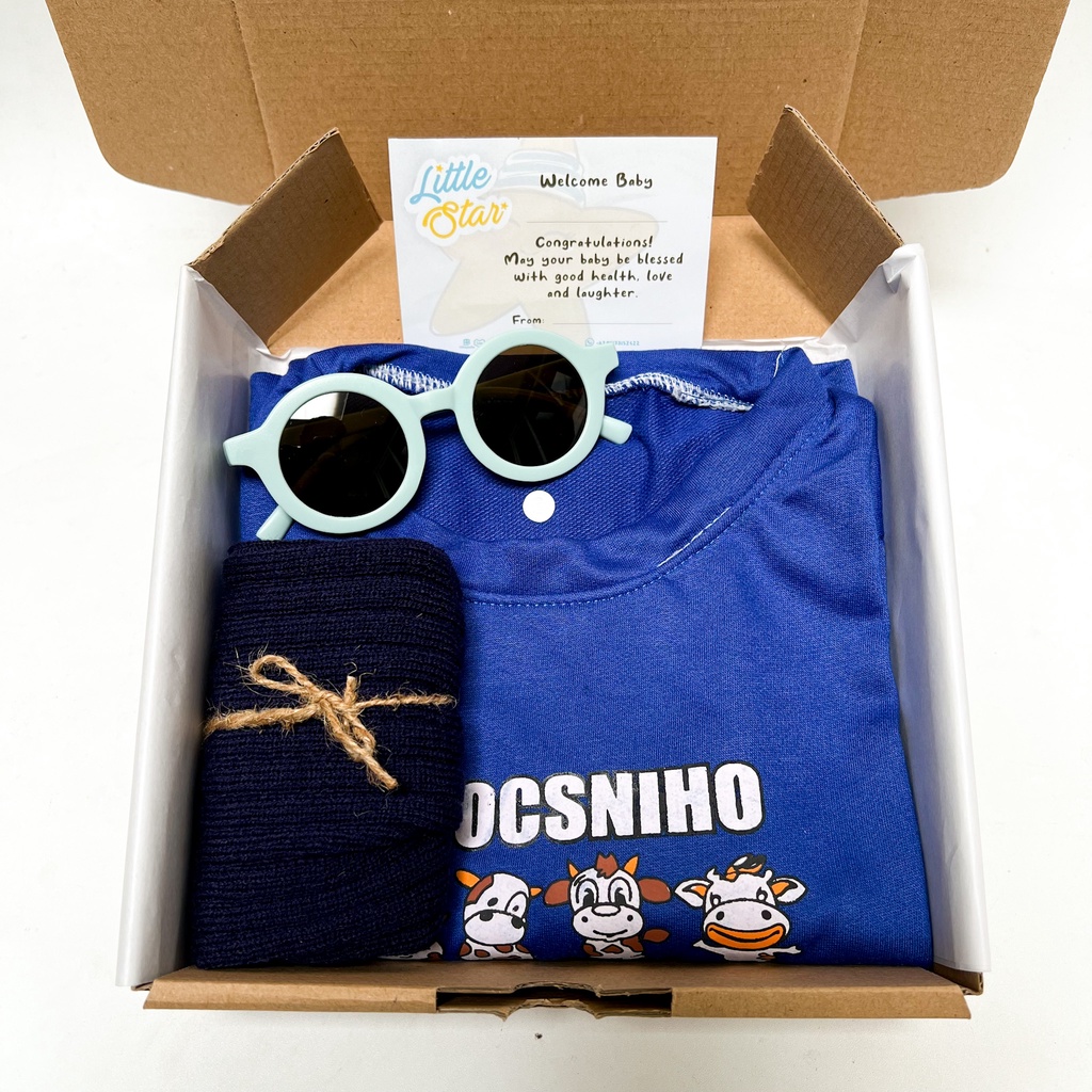 Hampers Anak Balita Sweater Lengan Panjang 1-4 Tahun Kado Ultah Gift Set Bayi Unisex Premium