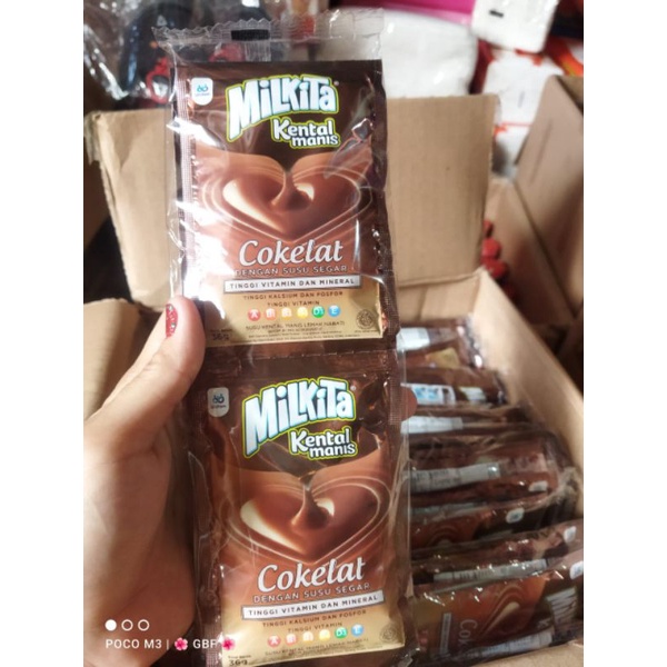 

Susu Kental Manis MILKITA rasa coklat perpack (isi 6pcs)