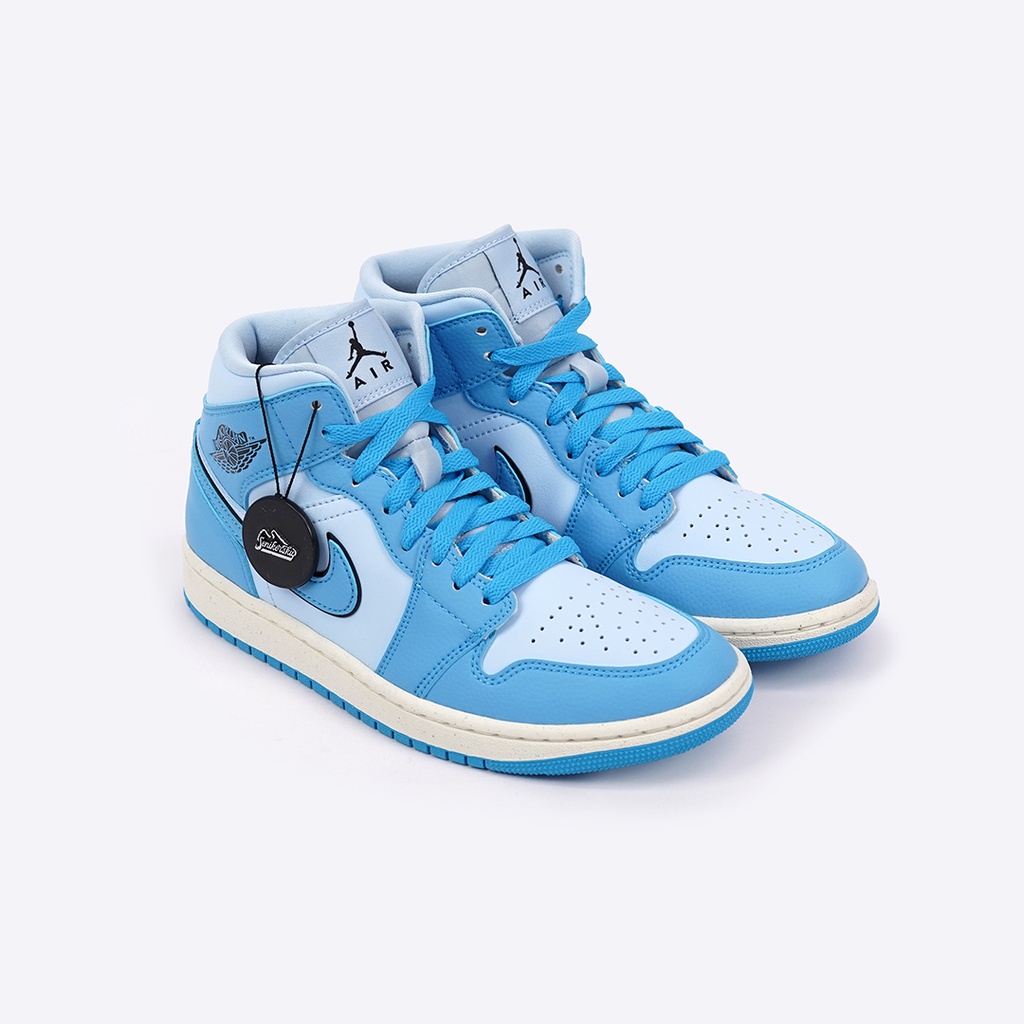 Air Jordan 1 Mid University Blue Womens