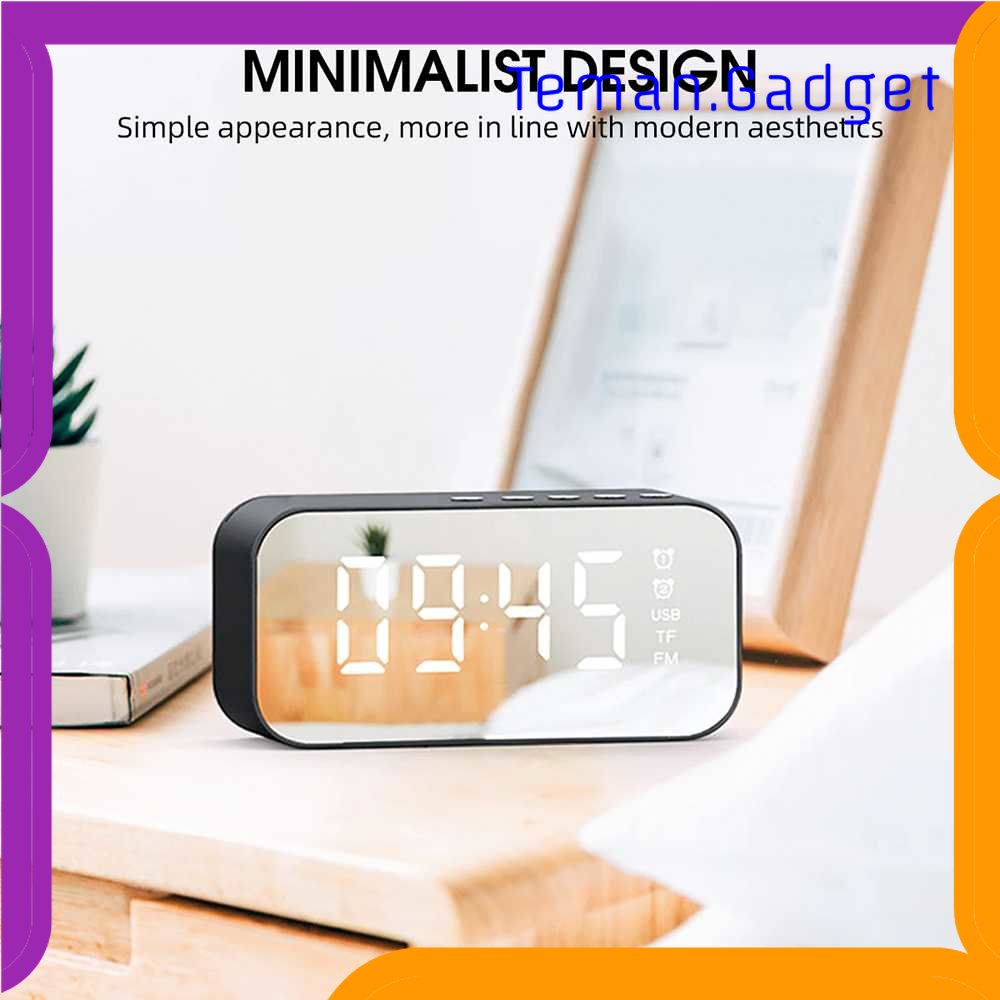 TG-PJM Bannixing Jam Alarm Clock with Bluetooth Active Speaker TF AUX FM - G50