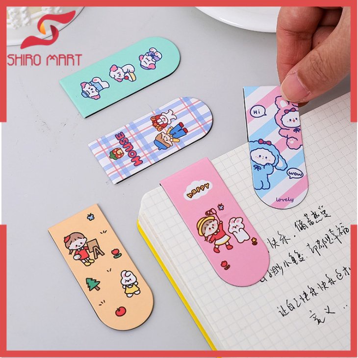 

[SM] Pembatas Buku Motif Cartoon Penanda Buku Magnet Bookmark stationery magnetic bookmark