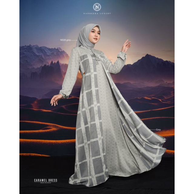 CARAMEL DRESS nadheera luxury