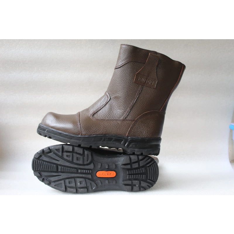 SEPATUSAFETIKING/SEPATU SAFETY BOOT/SEPATU SAFETY PRIA MURAH/SEPATU SAFETY KULIT ASLI SOL KARET UJUNG BESI