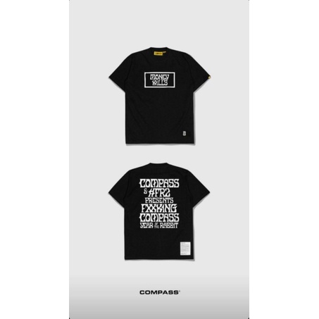 T- Shirt MOONEY KILLS  Compass X FXXKING RABBITS FR2  [LIMITED EDITION]