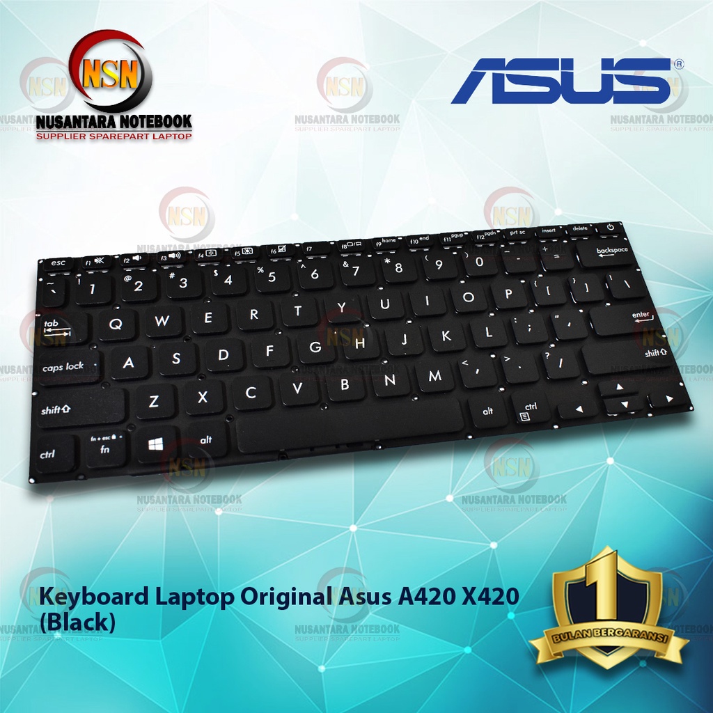 Keyboard Original Laptop Asus For Asus A420 X420 (Black)