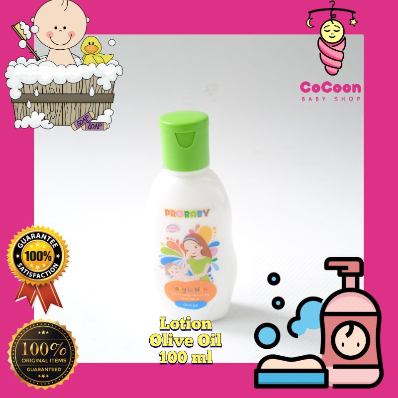 Losion Bayi Pelembab Kulit Bayi Probaby Pro Baby Lotion Olive Oil 100 ml