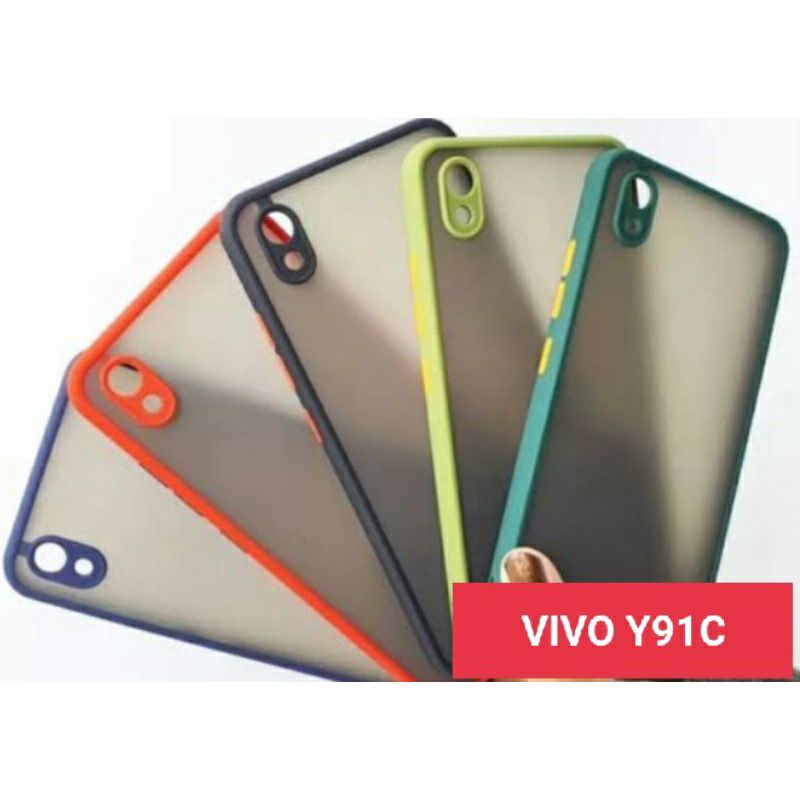 SOFTCASE  VIVO Y91C SLICON SOFTCASE AERO VIVO Y91C/Y1S +PELINDUNG CAMERA