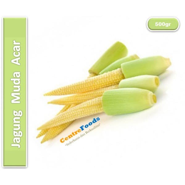 

Jagung Acar Muda - Baby Corn Fresh | 500gr [ Harga Per 0,5 Kg ]
