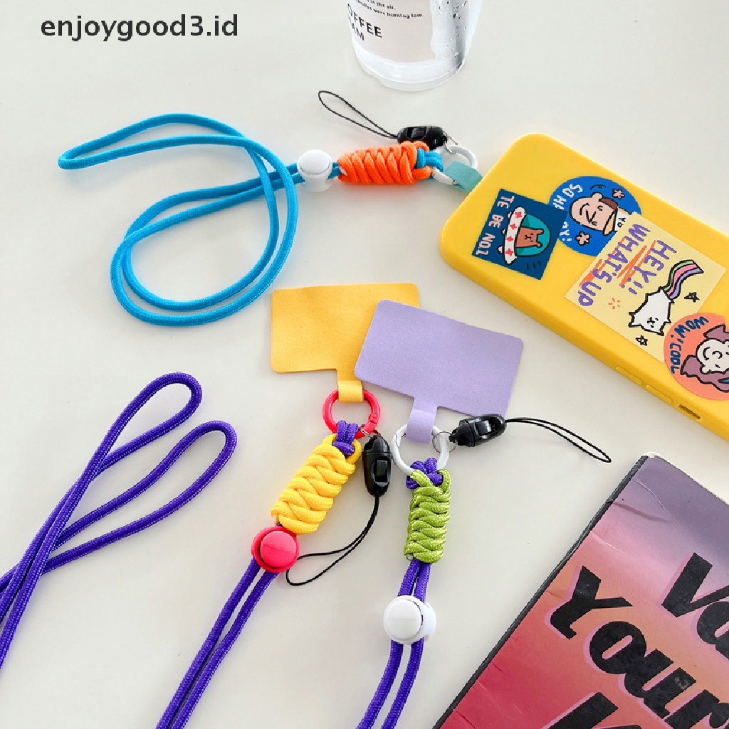 [Rready Stock] Detachable Adjustable Kalung Lanyard Ponsel Patch Gantung Cord Tali Strap (ID)