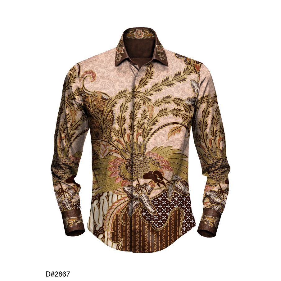 Kain Batik Tulis / Semi Tulis Batik / Pola Baju Batik - 2867