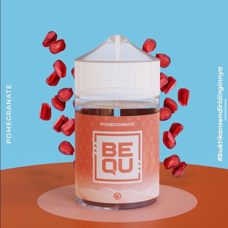 Bequ Pomegranate 60ML by Poda Eliquid ( Ray Vapor x FVS Distribution )